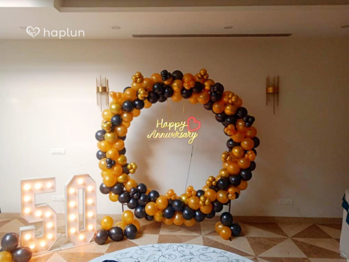 50th Anniversary ring decoration