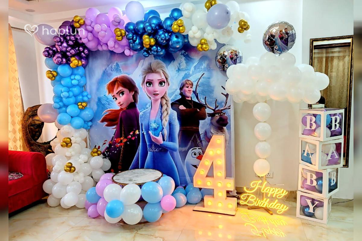 Surprise Frozen Theme Decoration