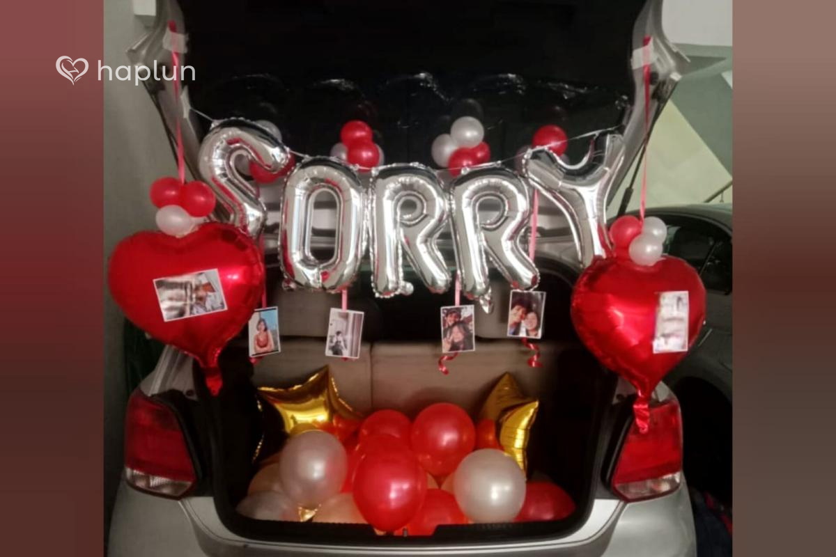 Gentle Apology Balloon Decoration