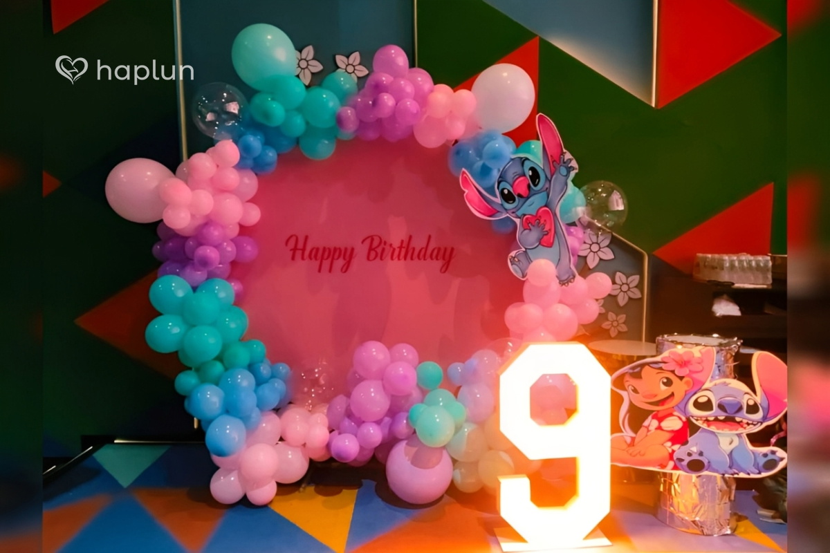 Stitch Theme Birthday Decor