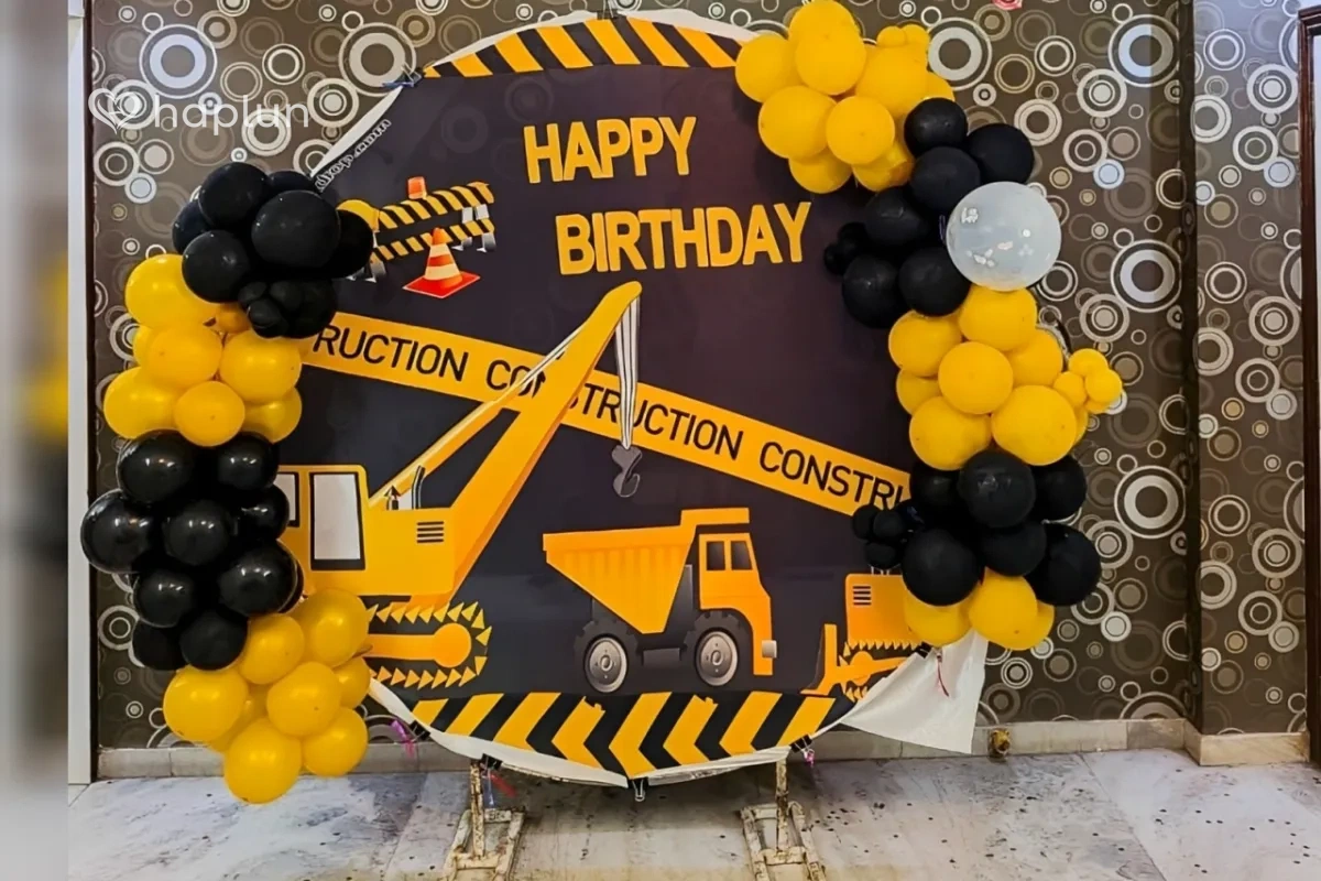 Construction Theme Ring Decor